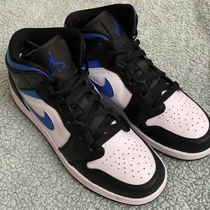 Jordan Air 1 Mid G’s Black and Blue